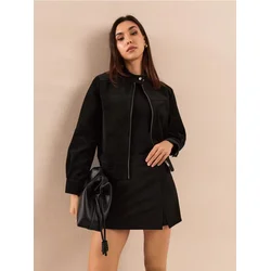 Sinsay - Jednobojni skort - crno