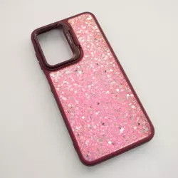 Maska Crystal Dots za Samsung A26 5G/ A266B bordo