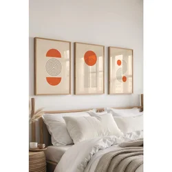 Ç-300645 - 5070 Višenamenski Set Dekorativnih Slika (3 Komada)