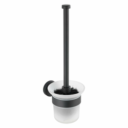 WENKO 24243100-WC četka BOSIO BLACK 10x35 cm inox/srebrna/satinirano