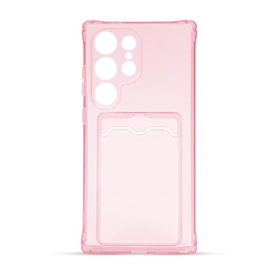 Maska za telefon WALLET za Samsung S24 Ultra, Roze