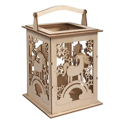Rayher. Sestavljanka lanterna samorog 15 delna 15,3x15,3x26,5 cm