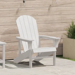 Adirondack stolica Bijelo 82 x 74 x 92 cm HDPE