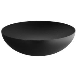 Skleda za sadje DOUBLE 32 cm, črna, jeklo/epoksi smola, Alessi
