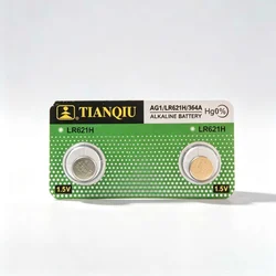TIANQIU Alkalna Dugmasta Baterija AG1 LR621H 364A - 2 Kom