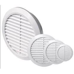 Ventilac. rešetka TRU fi 125 bela Awenta