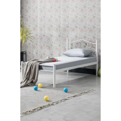 Woody Fashion Single Bedstead K50 - White (100 x 200)
