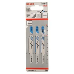 Bosch List ubodne testere T 118 G Basic 2608631674, 3 komada
