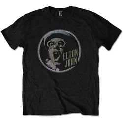 Elton John Circle Black XL Majica
