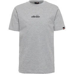 ELLESSE Majica Ollio  pegasto siva / črna