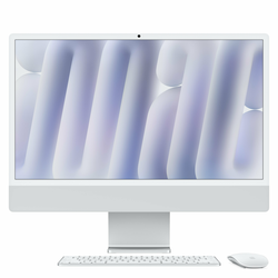 24-inčni iMac M4 sa 4,5K Retina displejom, 10-jezgarnim CPU-om, 10-jezgarnim GPU-om, 16GB objedinjene memorije i 256GB SSD - Silver