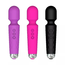 Mini AV Wand vibrator (vodootporan/ 20 brzina) ljubičasta