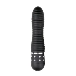 Mini Vibe Collection – Mini Vibrator Ribbed - Črna