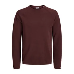 JACK & JONES Pulover JJEHill čokolada