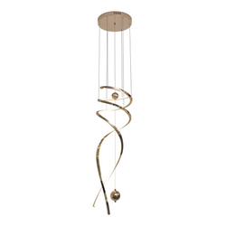MASTER  Luster LED 72Wx2 3000-6000K sa daljinskim GS-623482 GD zlatni