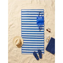 Sinsay - Sklopiva plažna prostirka sa prugama - mornarsko
