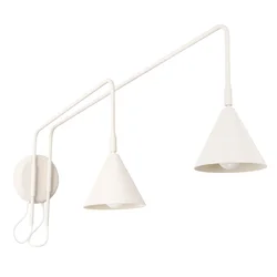 Sollux SL.2509 - Zidna lampa NOX 2xE14/10W/230V krem boje