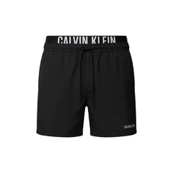 Calvin Klein Kratke kopalne hlače črna/bela