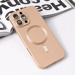Maska za telefon Magsafe Chrome za iPhone 16 Pro Max 6.9, Zlatne boje