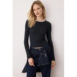 Trendyol Milla ženska bluza Twoaw26Bz00067, tamnoplava