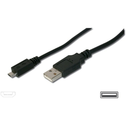 USB kabel A/moškiB/moški micro 0,15m