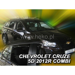 Heko Bočni vetrobrani Team za CHEVROLET CRUZE 2011+ Karavan, Prednji i zadnji