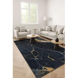 Conceptum Hypnose Tepih HM-CRP25-10, Pravougaoni, 80 x 140 cm, Teget
