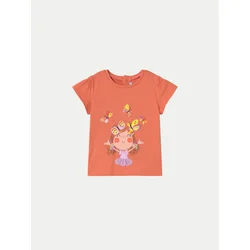 Mayoral Majica 1049 Oranžna Regular Fit