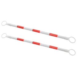 Uvlačive prečke za prometne čunjeve 2 kom plastične 116-197 cm