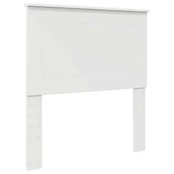 Vidaxl Vzglavje Bela 100 cm Konstruirano leseno