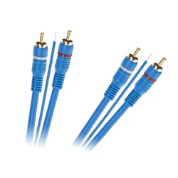 CABLETECH Povezovalni kabel RCA 2x + RCA 2x 5m rumena