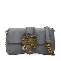 Ročna torba Just Cavalli Iconic Snakes 81RA4BA7 ZSE74 Siva