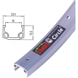 Obruč 27 x 1.1/4 aluminijum 36x14g ( 3730502 )
