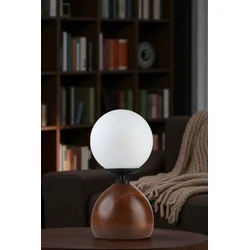 Opviq Stona lampa Cameron, Braon-bela