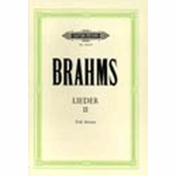 BRAHMS: LIEDER 2 TIEFE STIMME NOTE