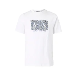 ARMANI EXCHANGE Majica mornarska / antracit / off-bela