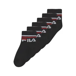 FILA Nogavice siva/rdeča/črna