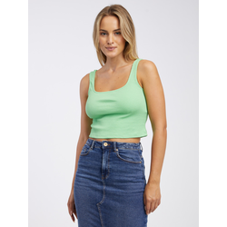 Green Womens Basic Tank Top Pieces Nukisa - Women