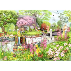 Ravensburger - Puzzle Prijetna kavarna: River Café - 1 000 kosov