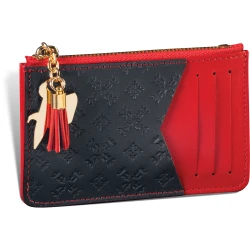 Princ Leather Ženski novčanik Abukati, Crveni