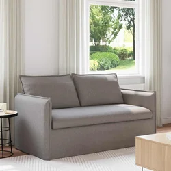 vidaXL Kavč Taupe 195 x 82 x 85 cm Kovina