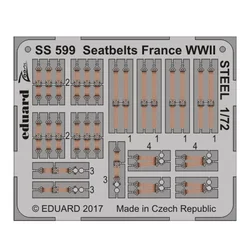 1:72 Seatbelts France WWII - Steel