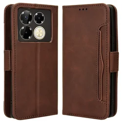 GS Ovitek za Infinix Note 40 Pro Plus, reža za kartico, rjava