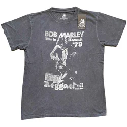 Bob Marley Majica Hawaii Unisex Charcoal Grey M