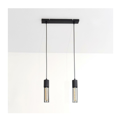 Lestenec na vrvici MELODY 2xE27/15W/230V črna