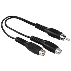 UNBRANDED HAMA Adapter Audio Subwoofer RCA vtič na 2x RCA vtičnice