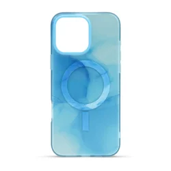 Futrola Mikalen Magsafe Glow za Iphone 16 Pro Max DZ4, Svetloplava