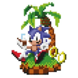 Jixelz REMIX Sonic puzzle plastične pikselne umetnine Chillin Sonic