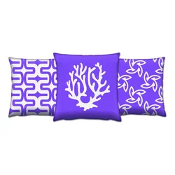 Opviq Set 3 jastuka 43x43cm Šareni