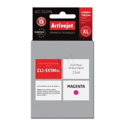 ActiveJet magenta črnilo CanonCLI-551MXL